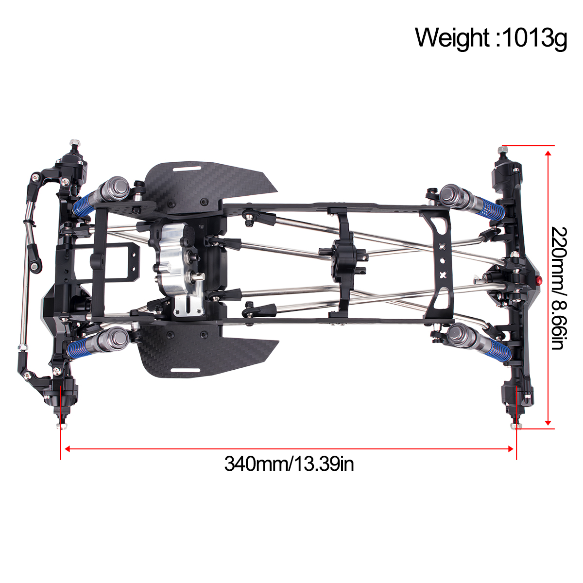 طقم هيكل من ألياف الكربون عالي - مراجعة Shock Absorber Rc وسعره