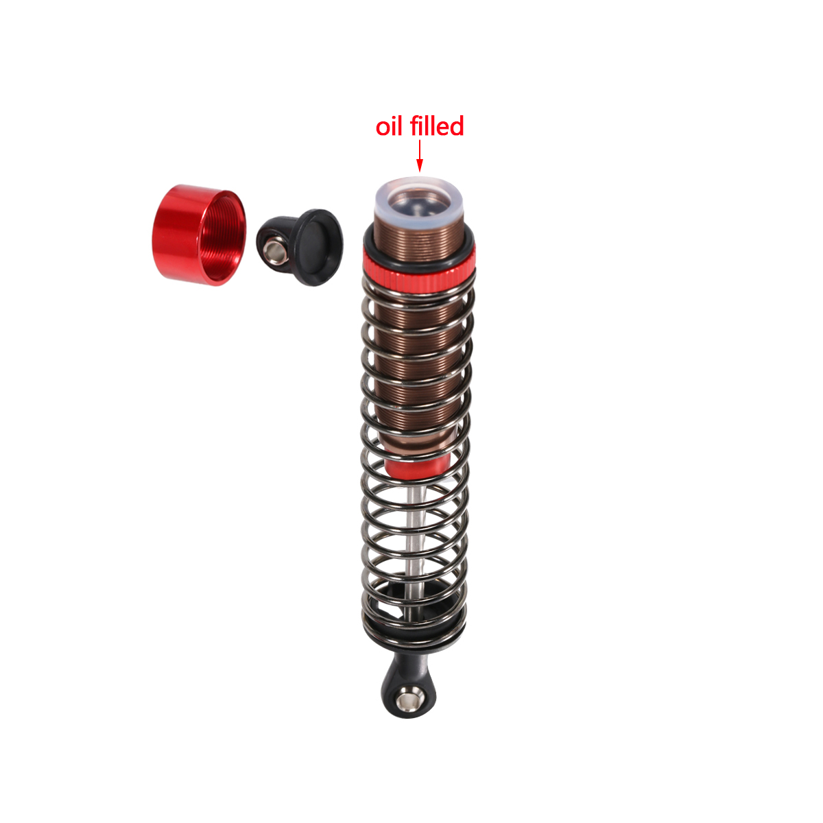 4 قطعة الصدمات المملوءة بالزيت - مراجعة Shock Absorber Rc وسعره